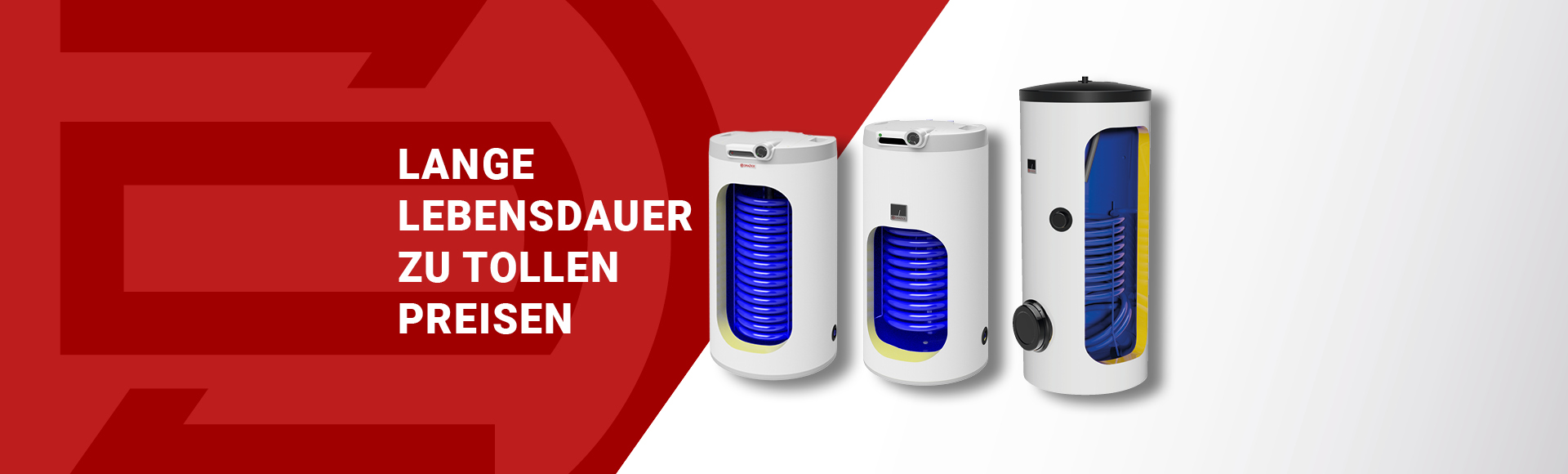 Qualitätswarmwasserspeicher verschiedener Art vom Nachbarn